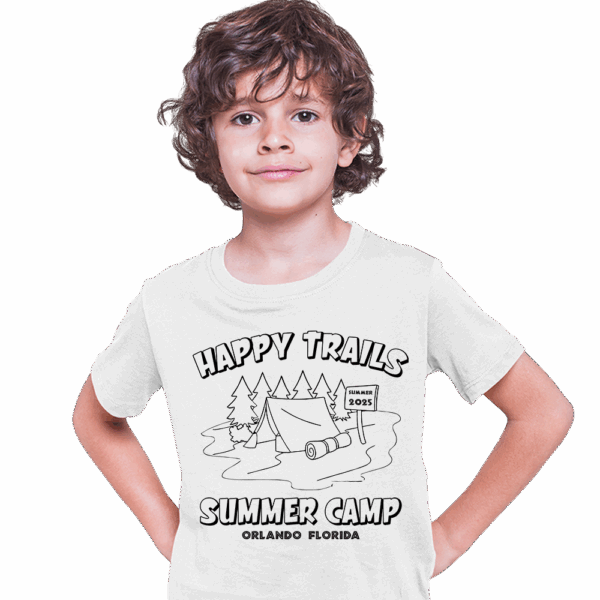 summer camp activity tee