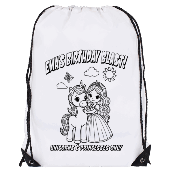 unicorn princess bag