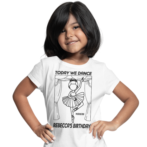 DANCE COLORING T-SHIRT