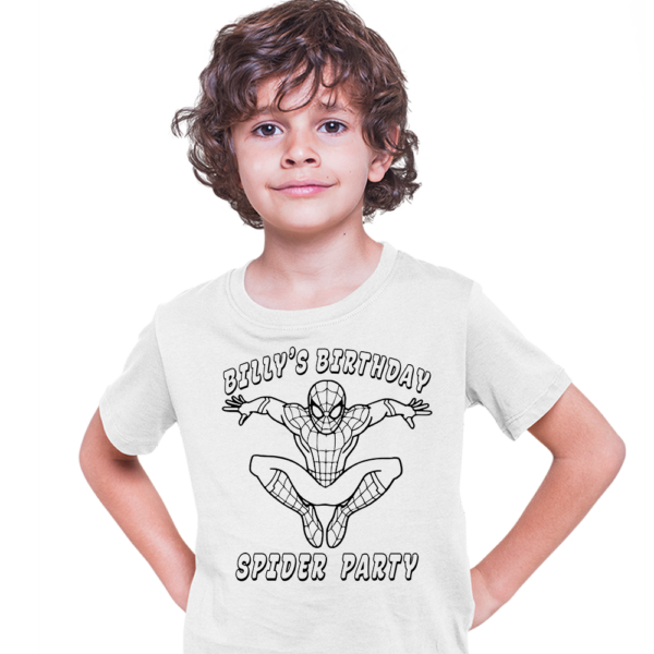 SPIDER COLORING T-SHIRT