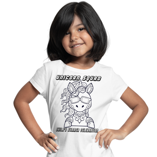 UNICORN SQUAD COLORING T-SHIRT